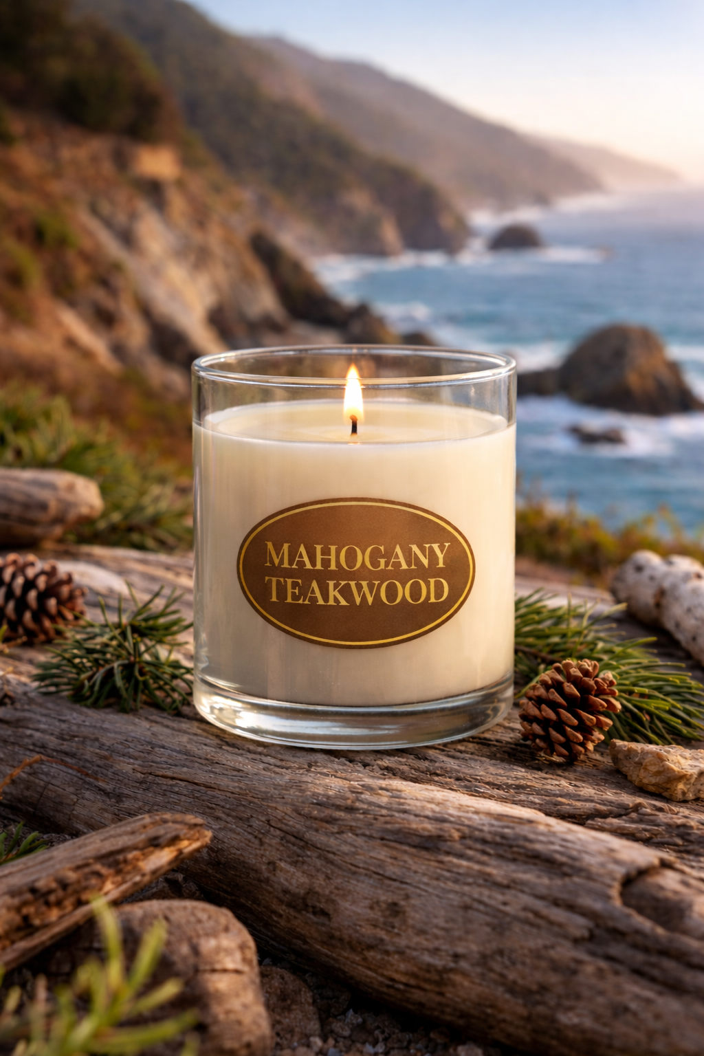 Mahogany Teakwood - 4 oz. glass jar (3.25 net wt.) (Copy)