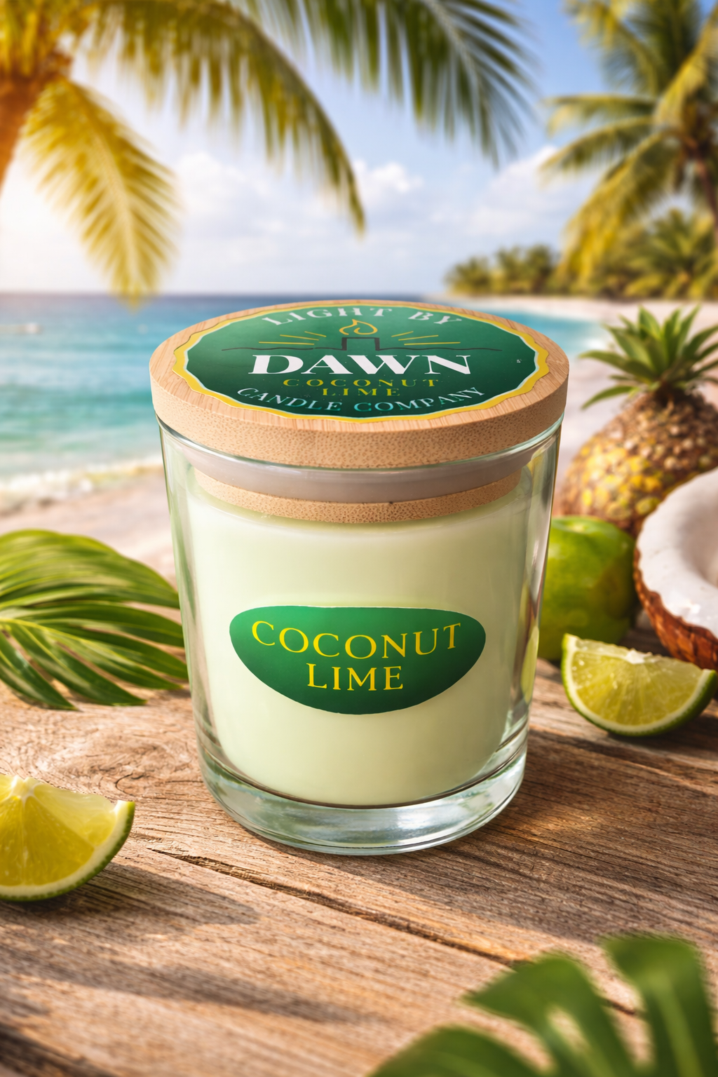 Coconut Lime - 7 oz. glass jar (5.5 net wt.)