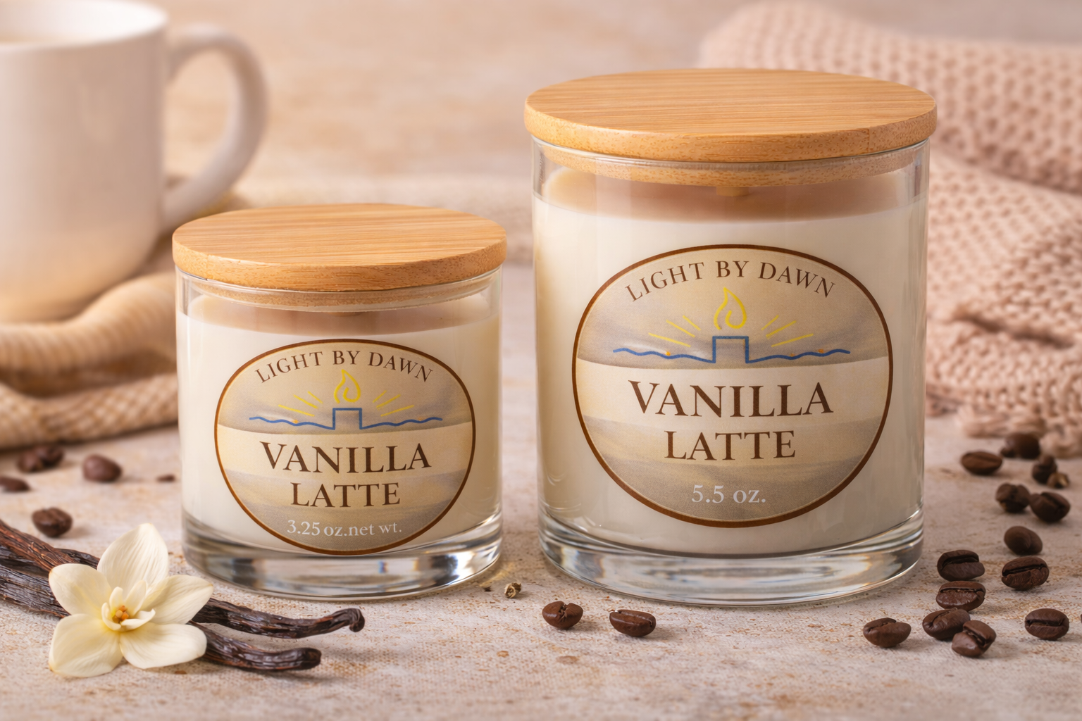 Vanilla Latte - 4 0z. jar with bamboo lid (3.25 oz. net wt.)
